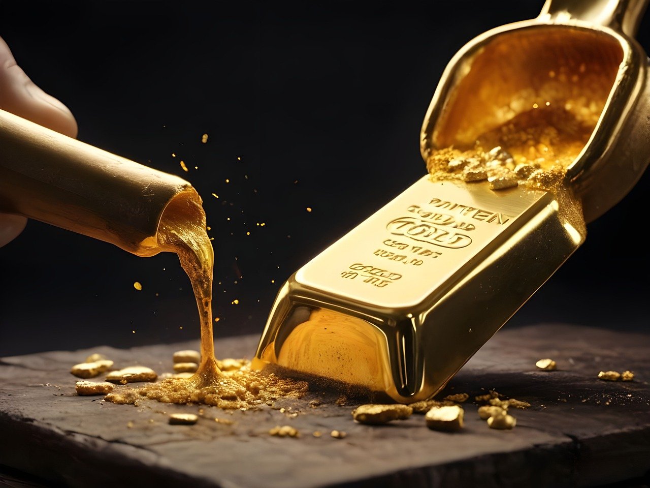 gold, bullion, wealth